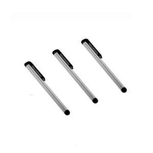   of Universal Silver Stylus Pens with Clip for AT&T Apple iPhone 3G S