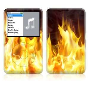  Apple iPod Classic Decal Vinyl Sticker Skin   Furious Fire 