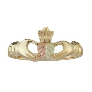  Ladies 10K Gold Irish Claddagh Ring Jewelry