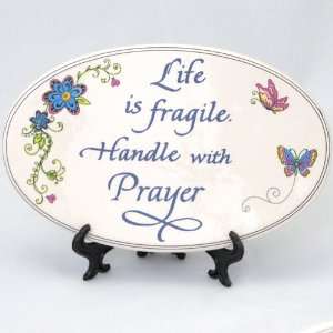  Joben Inspirational Oval Shaped Plaque with Stand