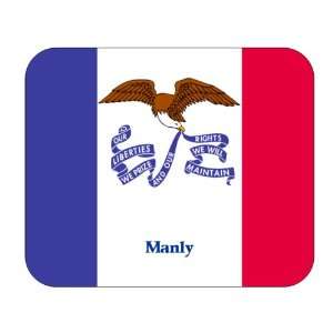  US State Flag   Manly, Iowa (IA) Mouse Pad Everything 