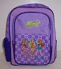 Purple WINX CLUB Fairy Fairies 12 BACKPACK School Tote Bag NEW
