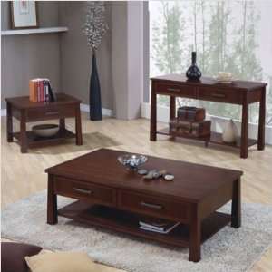   Mandarin Coffee Table Set in Oriental Oak Furniture & Decor