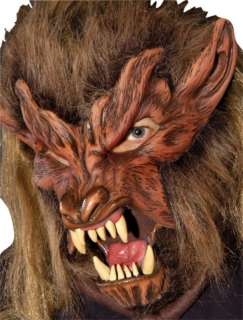 Lone Wolf Furry Latex Mask Halloween Costume  