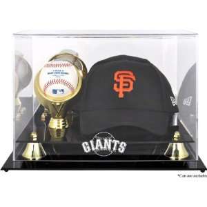   Giants Acrylic Cap and Baseball Logo Display Case