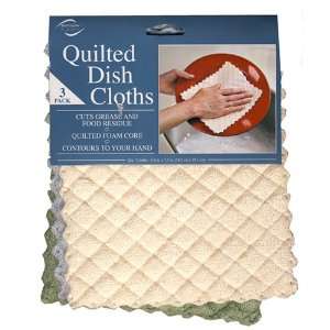  Envision Quilted Dish Cloths Pastel
