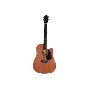  Main Street Dreadnought Acoustic Guitar in Natural Color 
