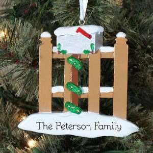  Mailbox Personalized Ornament