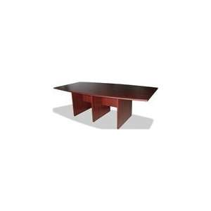   Lorell Boat Shaped Conference Table Top in Mahogany