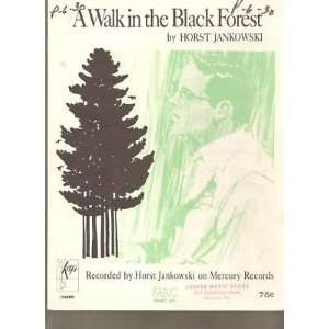    Sh Music A Walk In The Black Forest Horst Jank 66 