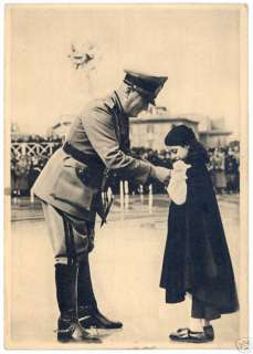 WWII ITALIAN FASCIST DICTATOR MUSSOLINI PHOTO POSTCARD  