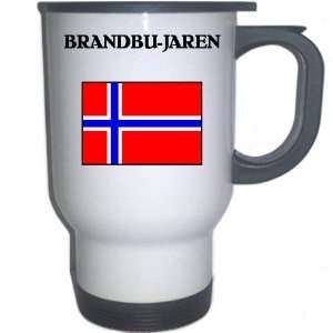  Norway   BRANDBU JAREN White Stainless Steel Mug 