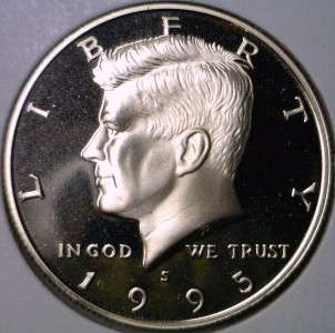 1995 S PROOF John F. Kennedy Half Dollar DEEP CAMEO KEY DATE  