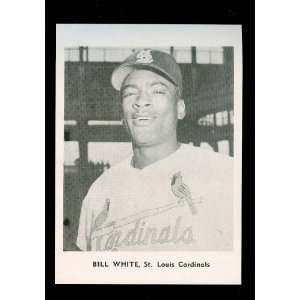   Bill White St. Louis Cardinals Jay Publishing Photo
