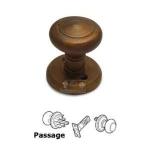  Rustic revival bronze   passage concentric knob with round 