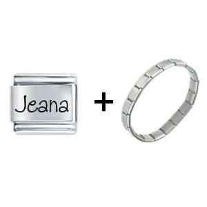  Name Jeana Italian Charm Pugster Jewelry
