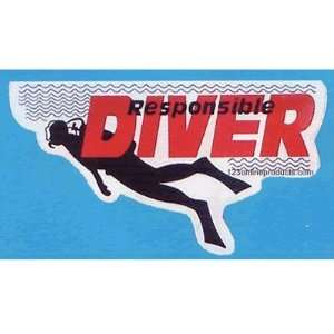 Responsible Diver Scuba Diving Sticker 