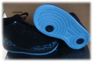 Nike AJF 3 Jordan Force Black Blue Toddler Sneakers Size 4.5  