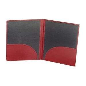  Deer River Deluxe Leatherette Band Folio Red