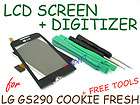   Glass LENS TOUCH Screen For LG GS290 Cookie FRESH +TOOLS USA