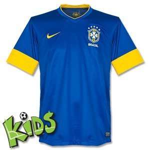  12 13 Brazil Away Jersey   Boys