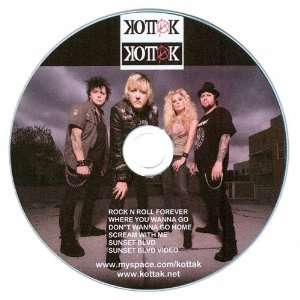 Kottak Sunset Blvd. video and audio promotional CD with James Kottak 