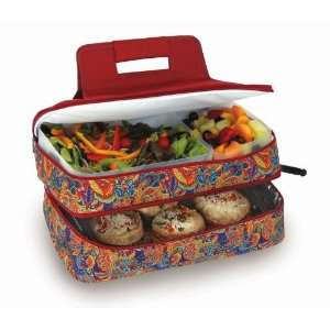   Food Carrier with Storage Containers   Jewel Paisley Patio, Lawn