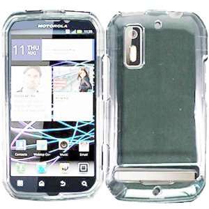  Clear Hard Case Cover for Motorola Electrify Cell Phones 