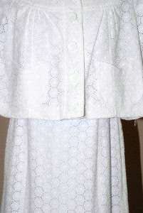New $240 Nine West White Skirt Dress Suit Jacket 2  