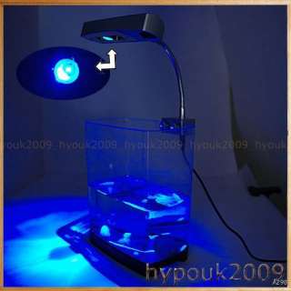 Bright White Blue Aquarium Fish Tank LED Light Lamp 2W  