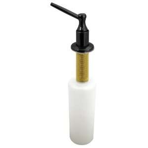  Gloss Black Soap Dispenser Long Thread Extension