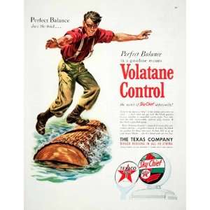   Logrolling Sport Volatane Octane   Original Print Ad