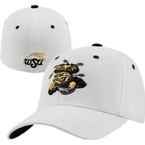 Wichita State Shockers White Logo Top of the World Flex Hat  