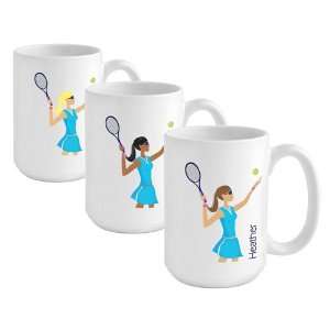  Personalized Go Girl Tennis Coffee Mug