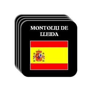 Spain [Espana]   MONTOLIU DE LLEIDA Set of 4 Mini Mousepad Coasters