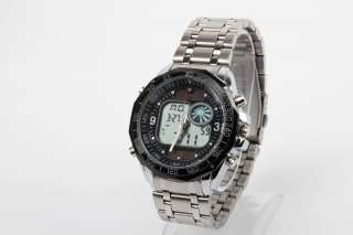 Luxury Solar Fashion Sport Chronograph Analog Watch Digital Men 