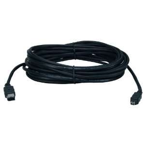  25ft. FireWire IEEE 1394 / i.Link 6Pin to 4Pin Black Cable 