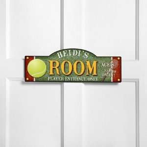  Personalized Tennis Kids Room Sign