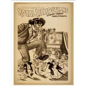  Historic Theater Poster (M), Royal Lilliputians the big 