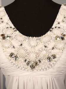 AUTHENTIC Oscar de la Renta 12EX96 White Silk Chiffon Couture Bridal 