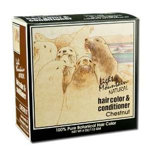  Light Mountain Henna Hair Color & Conditioner Chestnut 4 