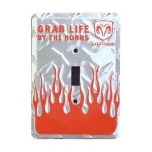  Dodge Grab Life By The Horns light switch plate 