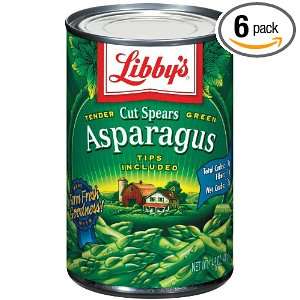 Libbys Asparagus Cut And Spears, 14.5 Ounce (Pack of 6)  