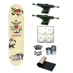  Baker Jeff Lenoce Tattoo 7.75 Skateboard Complete Sports 