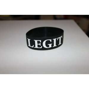  LEGIT Silicon Bracelet 1 BLK 