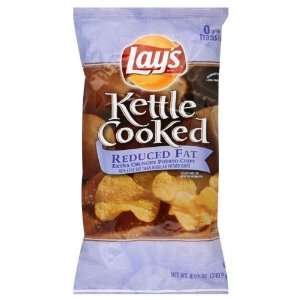 Lays Kettle Cooked Potato Chips, Extra Crunchy, Reduced Fat, 8.5 oz 