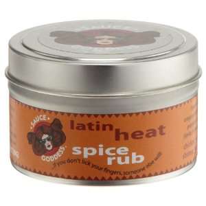 Sauce Goddess Latin Heat SPICE Rub, 1.75 Ounce Containers (Pack of 3 