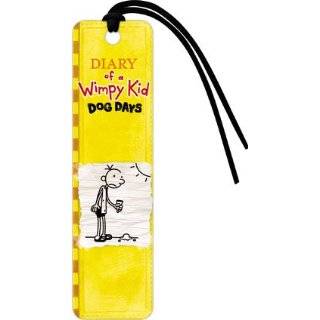 Diary Of A Wimpy Kid Dog Days    Collectible Bookmark With Leather 