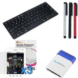  GTMax Bluetooth Wireless Fullsize Keyboard + 3 X LCD 