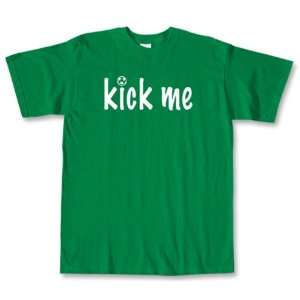  Kick Me Im Irish Soccer T Shirt (Green) Sports 